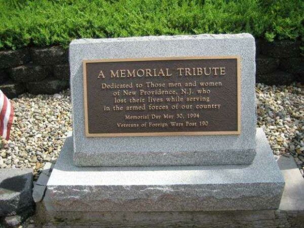NEW PROVIDENCE WAR VETERANS MEMORIAL