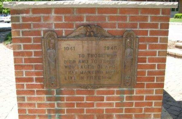 READINGTON TOWNSHIP VETERANS MEMORIAL PLAQUE B
