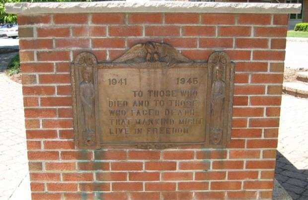 READINGTON TOWNSHIP VETERANS MEMORIAL PLAQUE B