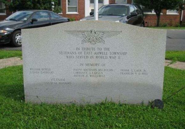 EAST AMWELL WORLD WAR II AND VIETNAM MEMORIAL
