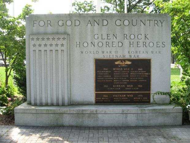 GLEN ROCK HONORED HEROES WAR MEMORIAL