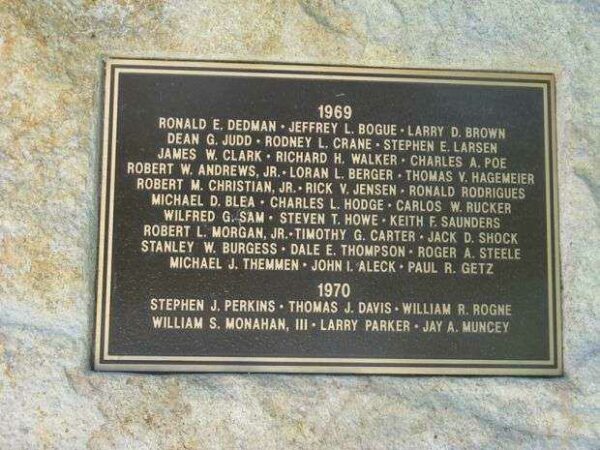 NEVADA VIET NAM MEMORIAL HONOR ROLL PLAQUE D