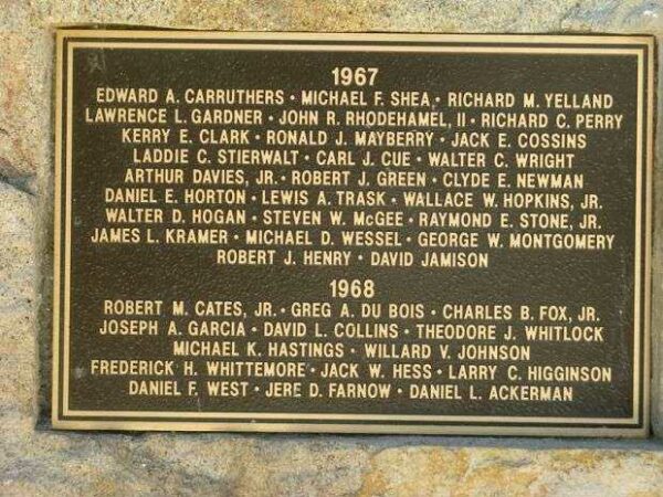 NEVADA VIET NAM MEMORIAL HONOR ROLL PLAQUE B