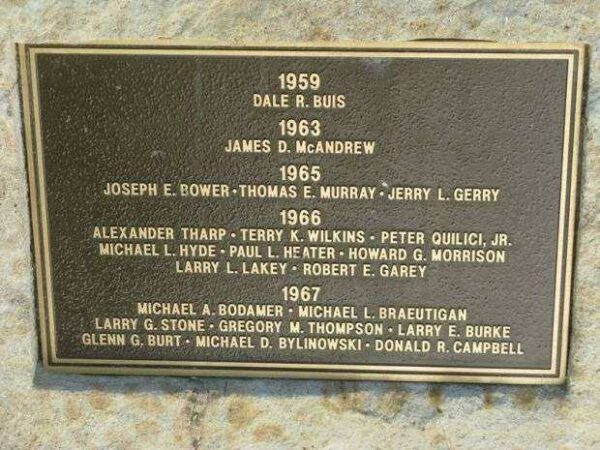 NEVADA VIET NAM MEMORIAL HONOR ROLL PLAQUE A