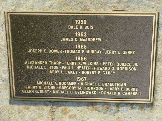 NEVADA VIET NAM MEMORIAL HONOR ROLL PLAQUE A