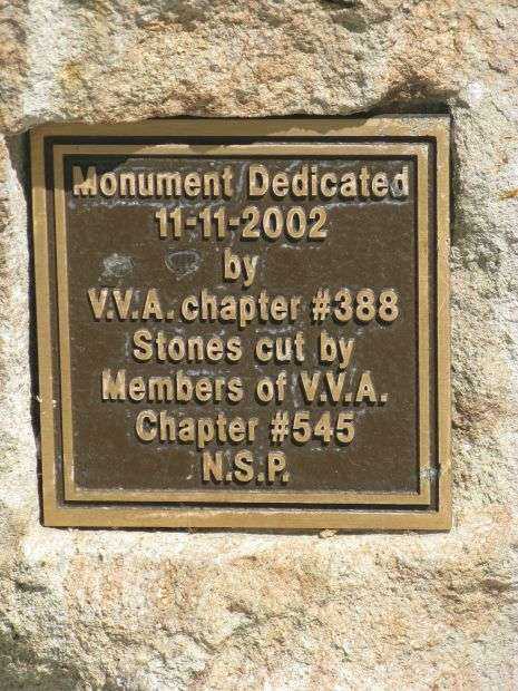 NEVADA VIET NAM MEMORIAL PLAQUE