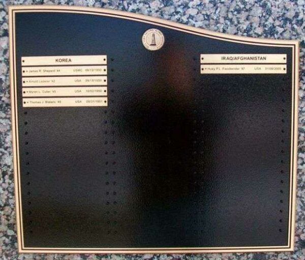 BOYS TOWN VETERANS MEMORIAL HONOR ROLL PLAQUE C