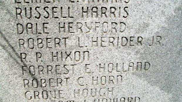 VERNON COUNTY WAR MEMORIAL HONOR ROLL STONE I