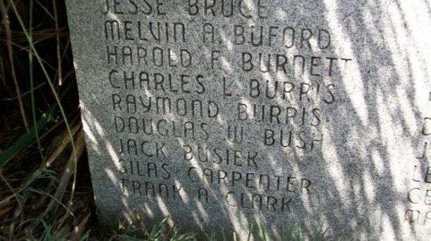 VERNON COUNTY WAR MEMORIAL HONOR ROLL STONE E