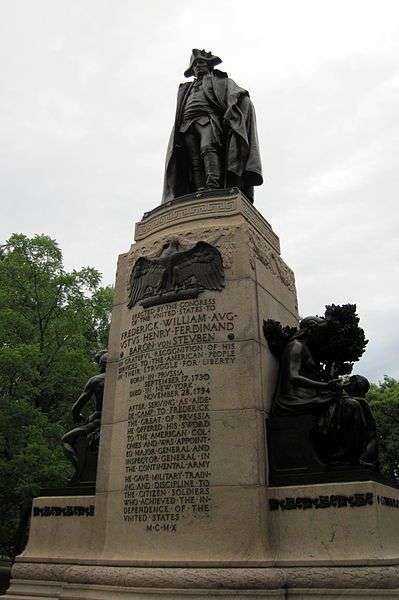 MAJOR GENERAL FRIEDRICH WILHELM VON STEUBEN MEMORIAL