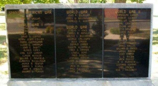 WEBB CITY WAR VETERANS MEMORIAL WALL A