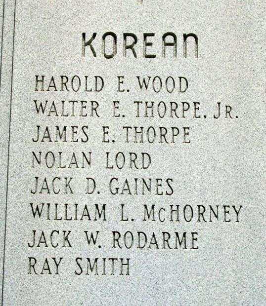 JOPLIN KOREAN AND VIETNAM CONFLICTS MEMORIAL STONE B