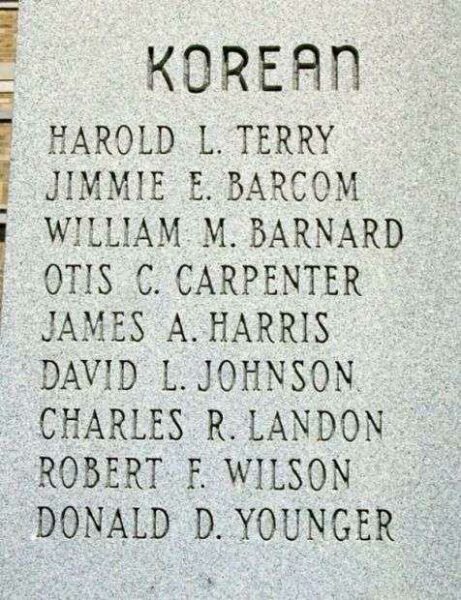 JOPLIN KOREAN AND VIETNAM CONFLICTS MEMORIAL STONE A