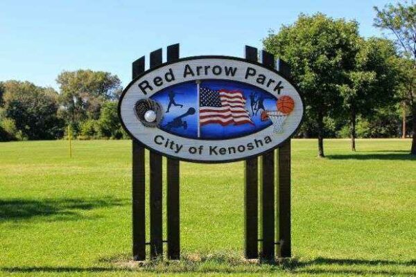 KENOSHA RED ARROW PARK MEMORIAL MARKER