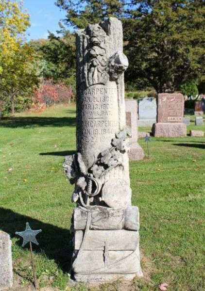 ROLLIN BENSON CARPENTER CIVIL WAR MEMORIAL