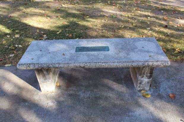 THE BOYS IN BLUE MEMORIAL BENCH
