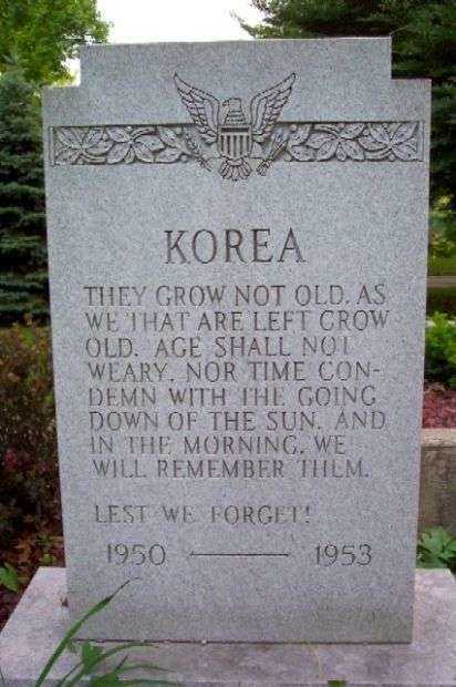 WASHINGTON COUNTY WAR VETERANS MEMORIAL LEFT STONE