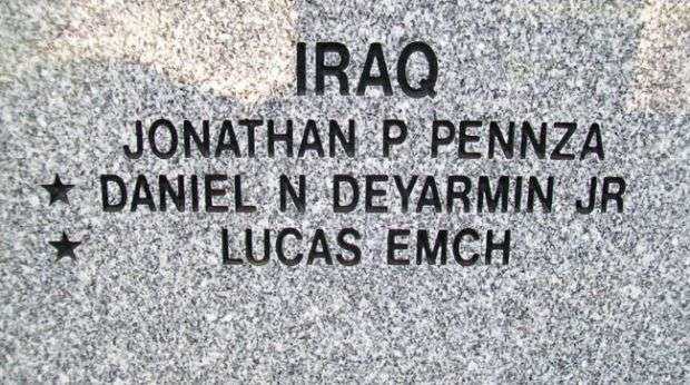 TALLMADGE VETERANS MEMORIAL HONOR ROLL STONE E