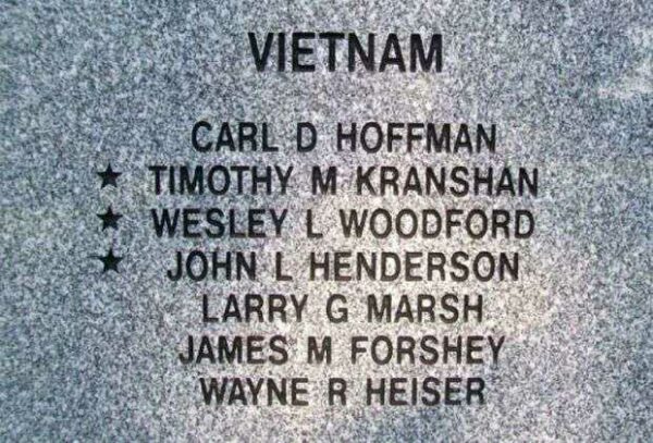 TALLMADGE VETERANS MEMORIAL HONOR ROLL STONE D