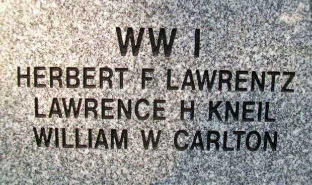 TALLMADGE VETERANS MEMORIAL HONOR ROLL STONE B