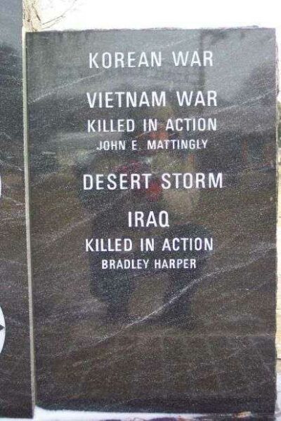 DRESDEN WAR MEMORIAL HONOR ROLL STONE B