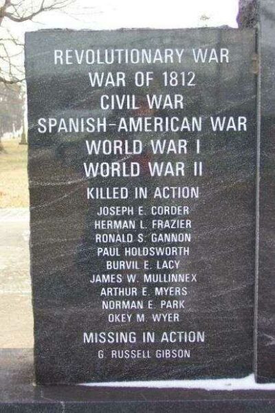 DRESDEN WAR MEMORIAL HONOR ROLL STONE A