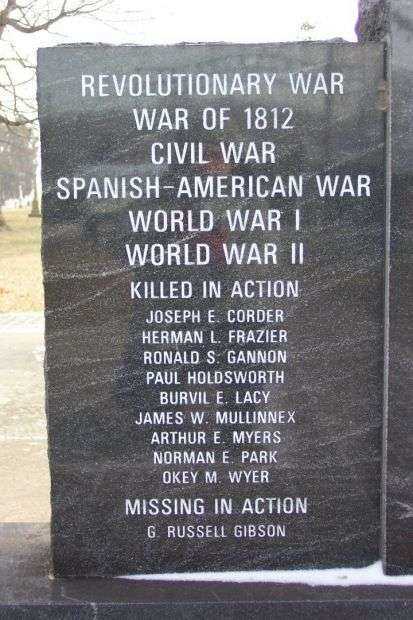 DRESDEN WAR MEMORIAL HONOR ROLL STONE A