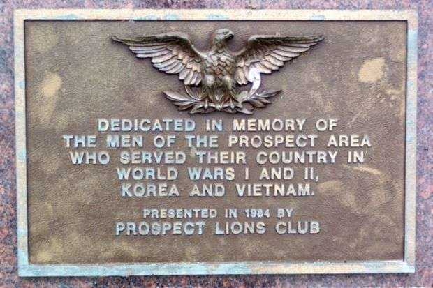 PROSPECT AREA WAR MEMORIAL