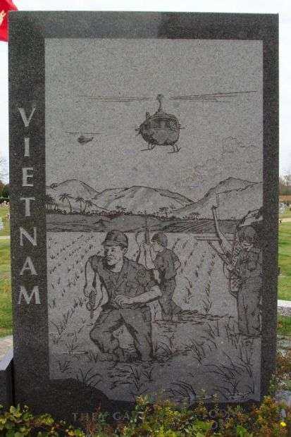 SUNSET CEMETERY WAR MEMORIAL BACK