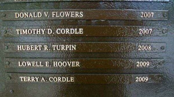 THE OHIO MILITARY HALL OF FAME FAIRFIELD COUNTY HONOREES PLAQUE B