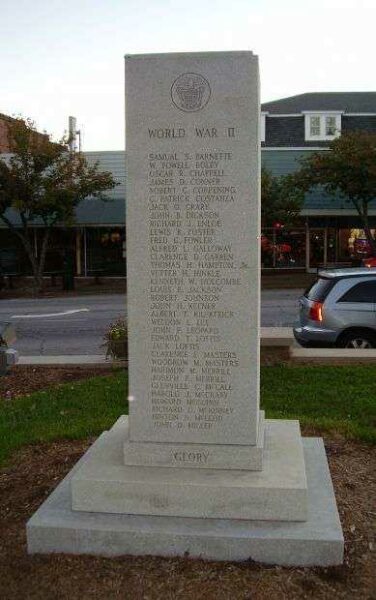 TRANSYLVANIA COUNTY WAR VETERANS MEMORIAL SIDE C
