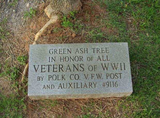 POLK COUNTY GREEN ASH TREE MEMORIAL STONE