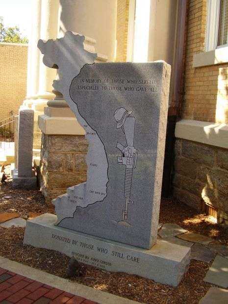 HENDERSON COUNTY VIETNAM WAR MEMORIAL FRONT