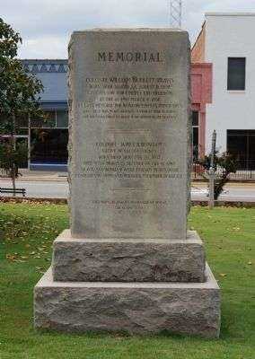 COLONEL TRAVIS AND COLONEL BONHAM MEMORIAL