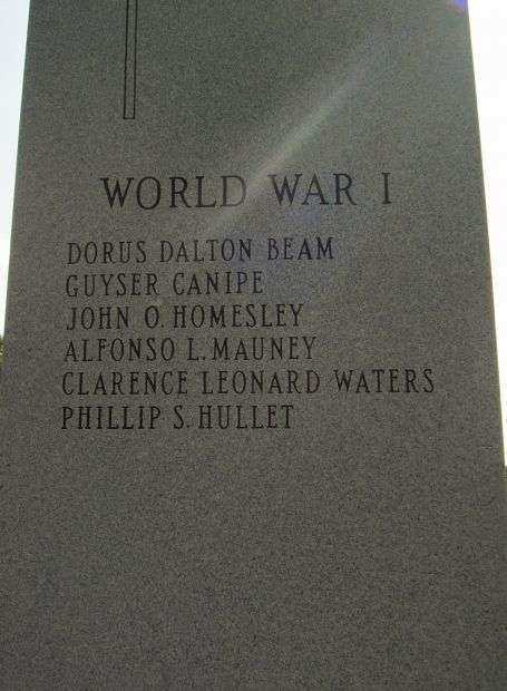 CHERRYVILLE VETERANS WAR MEMORIAL STONE A