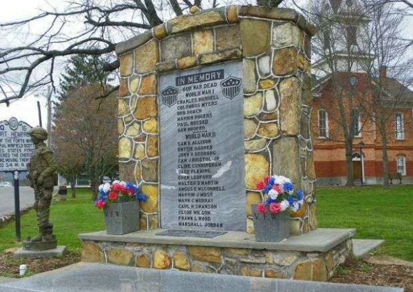 V.F.W. IN MEMORY OF OUR WAR DEAD MEMORIAL