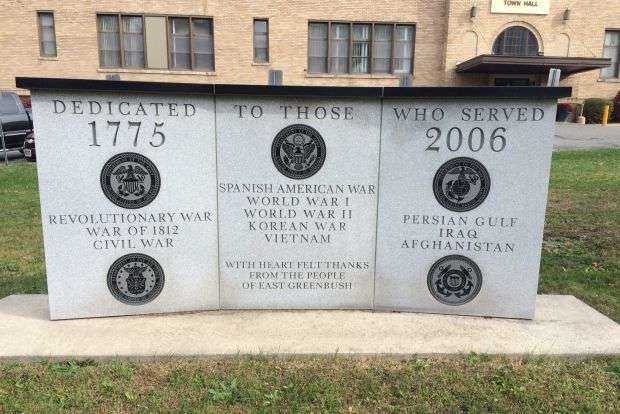 EAST GREENBUSH WAR MEMORIAL