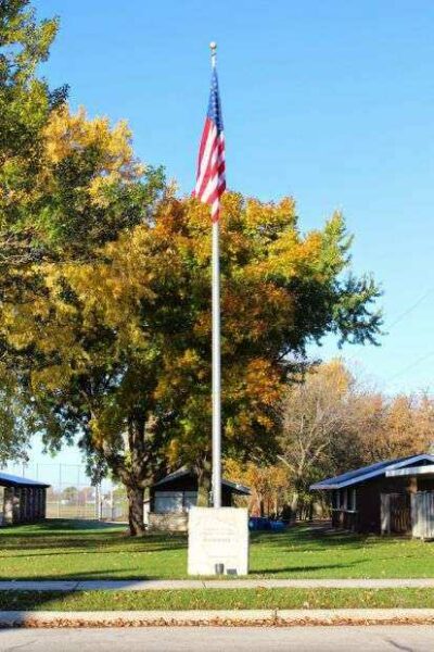 STOCKBRIDGE AMERICAN LEGION POST 128 VETERANS MEMORIAL FLAGPOLE
