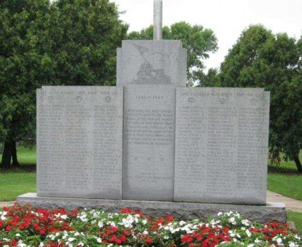 OSHKOSH WAR VETERANS MEMORIAL WALL A