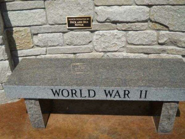 TWO RIVERS WAR MEMORIAL BENCH B