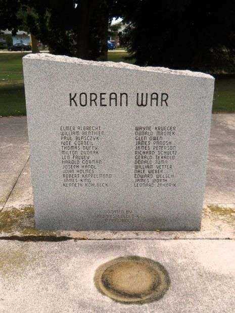 MANITOWOC COUNTY VETERANS MEMORIAL PANEL E