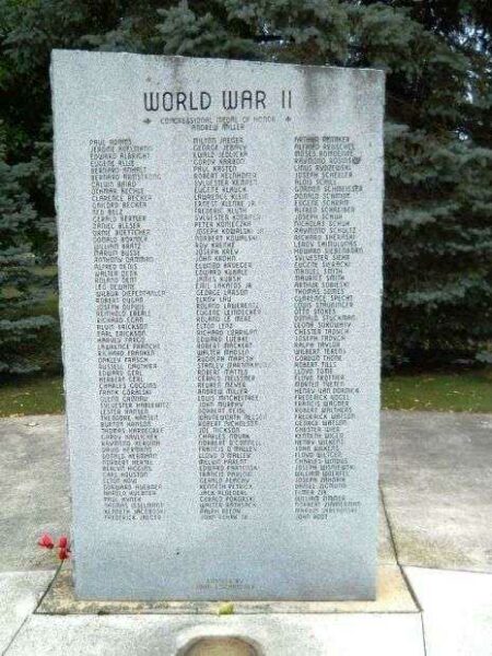 MANITOWOC COUNTY VETERANS MEMORIAL PANEL D