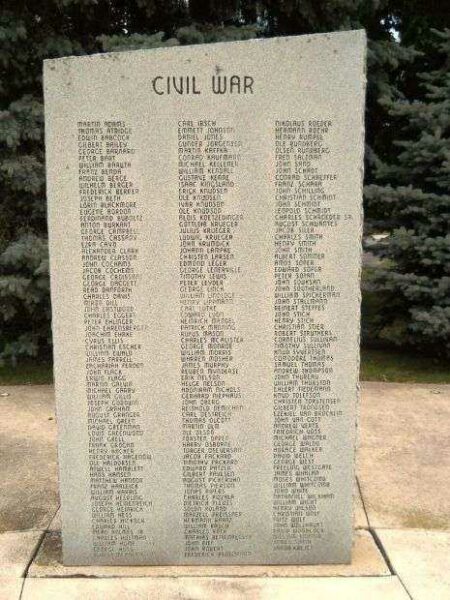MANITOWOC COUNTY VETERANS MEMORIAL PANEL A