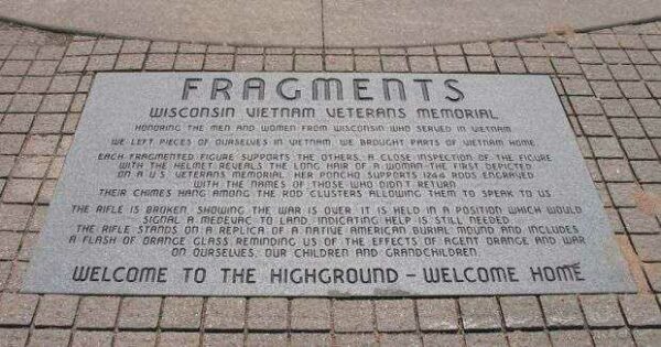 WISCONSIN VIETNAM VETERANS MEMORIAL DEDICATION STONE