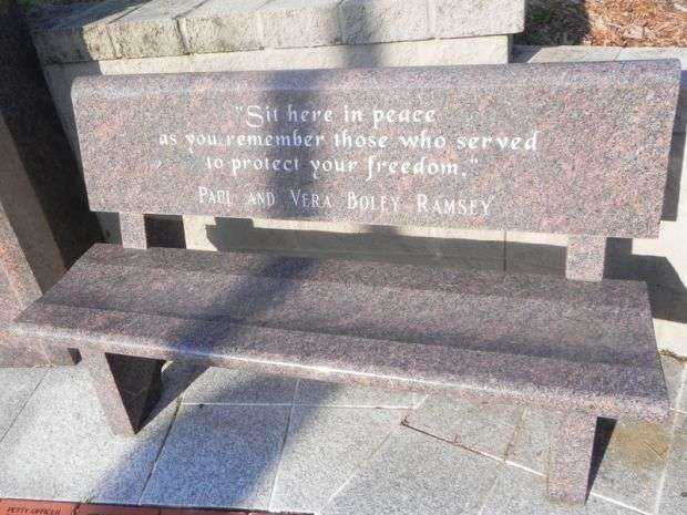 NEW HAVEN VETERANS’ MEMORIAL BENCH