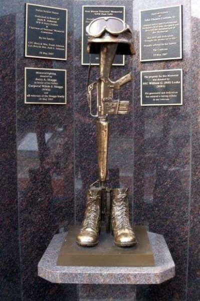 NEW HAVEN VETERANS’ MEMORIAL BATTLEFIELD CROSS