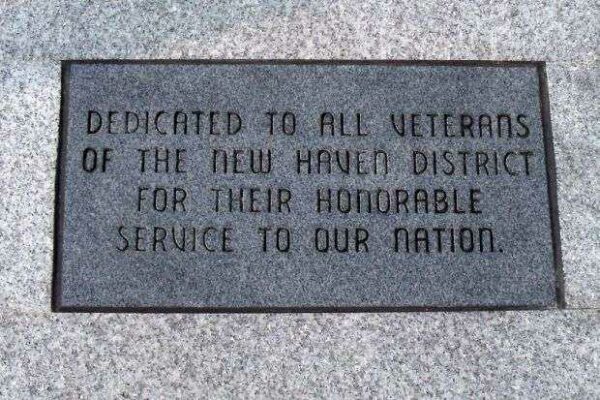 NEW HAVEN VETERANS’ MEMORIAL DEDICATION STONE A