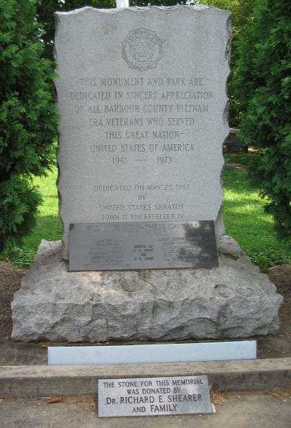 BARBOUR COUNTY VIETNAM ERA VETERANS MEMORIAL