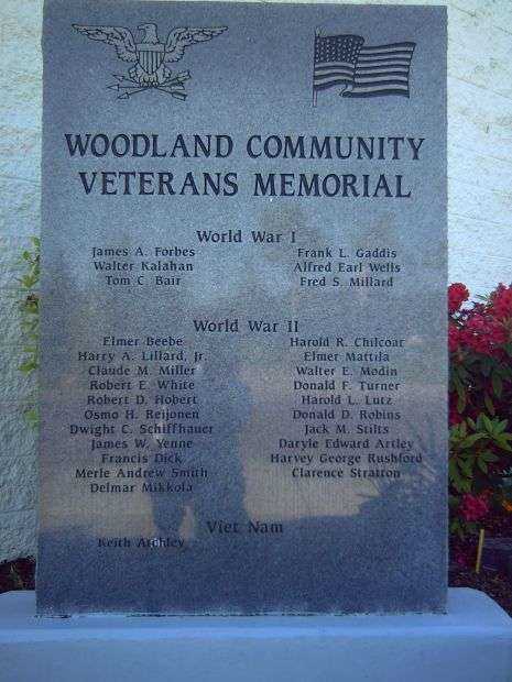 WOODLAND COMMUNITY VETERANS MEMORIAL