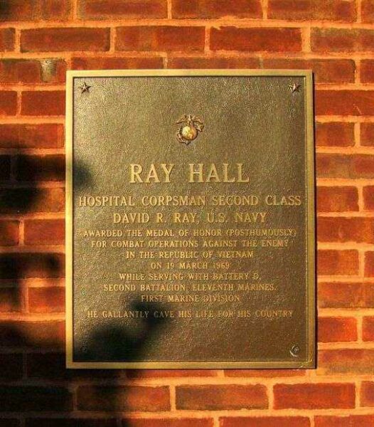 RAY HALL MEDAL OF HONOR PLAQUE